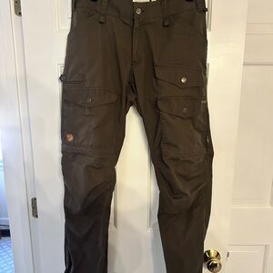 Fjallraven Vidda Pro G-1000 Dark Brown Cargo Pants